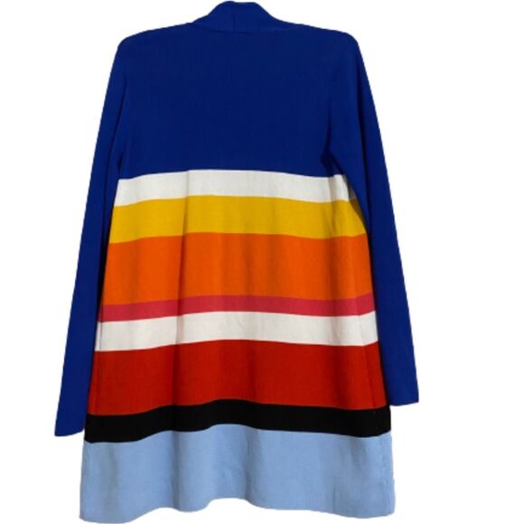 evolution by CYRUS WOMEN’s VIBRANT MULTICOLOR IPEN FRONT KNITTED CARDIGAN Size-L - Picture 3 of 3